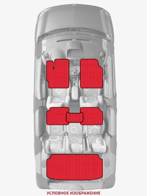 ЭВА коврики «Queen Lux» комплект для Hyundai Accent (5G)