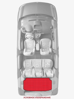 ЭВА коврики «Queen Lux» багажник для Chevrolet Malibu (4G)
